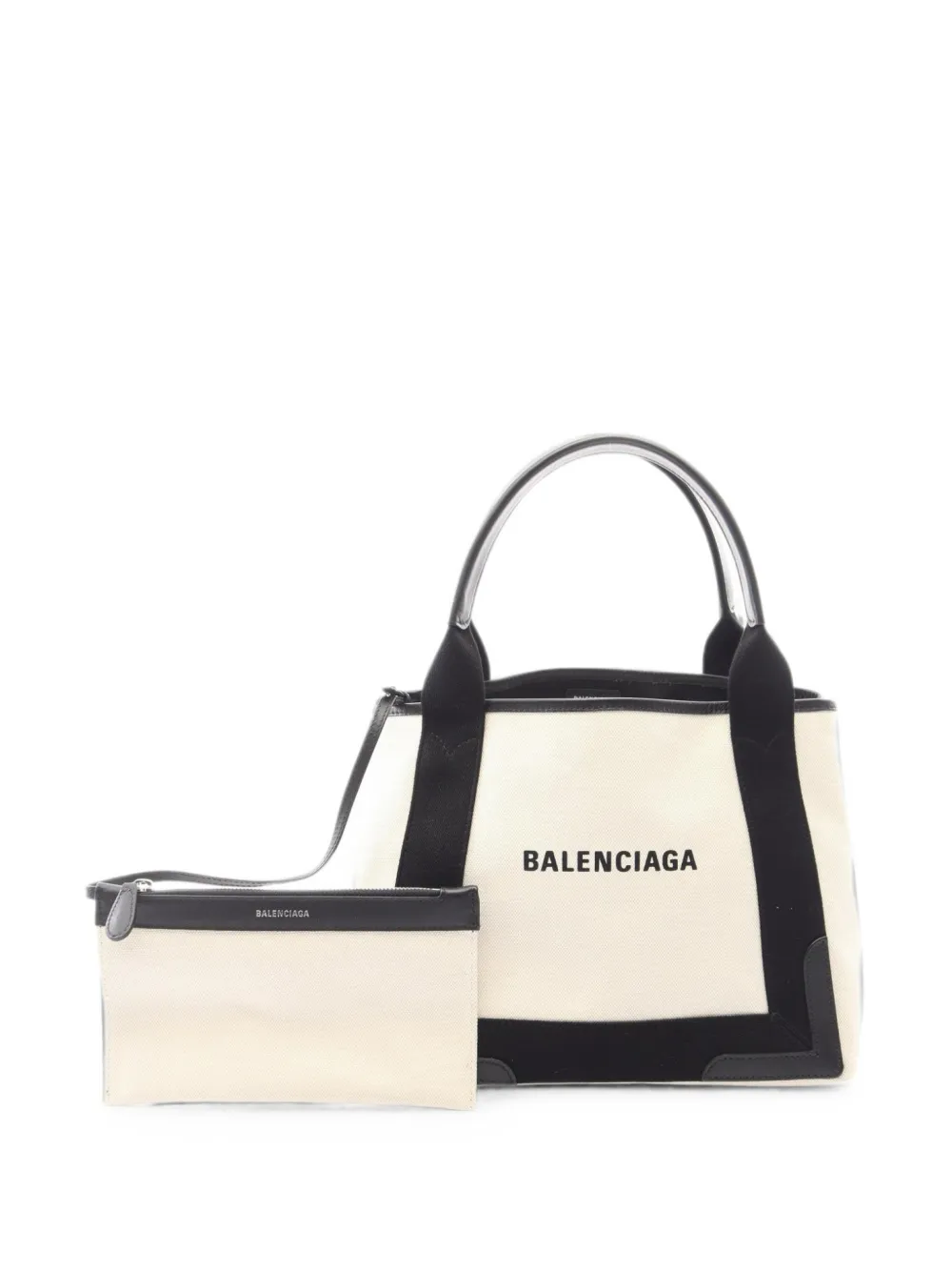 Balenciaga Pre-Owned 2000s Navy Cabas tote bag - Toni neutri