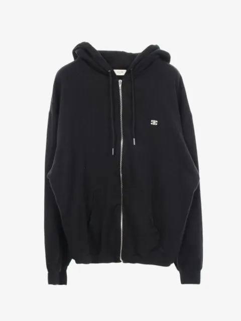 Celine Pre-Owned hoodie zippé Triomphe à broderies (années 2000)