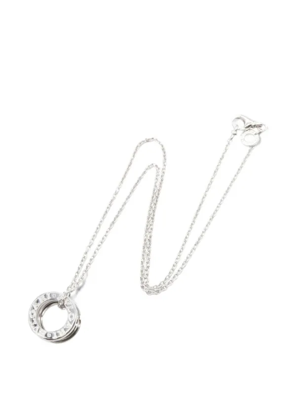 BVLGARI B-zero1 ネックレス シルバーカラー Bvlgari Pre-Owned 2010s B-zero1 Necklace | Silver | FARFETCH