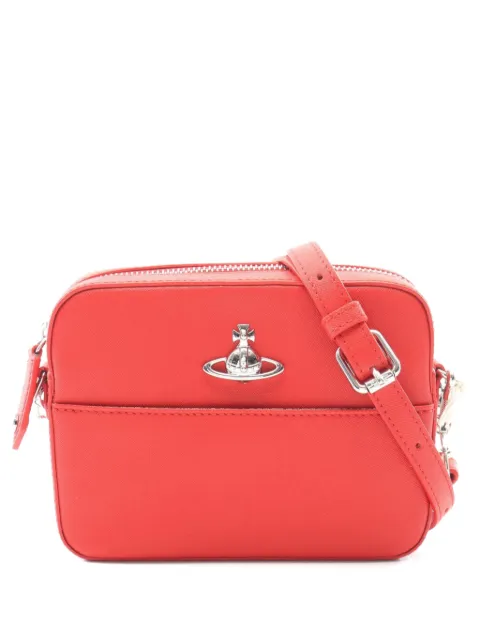 Vivienne Westwood Pre-Owned 2020s Orb camera leather shoulder bag