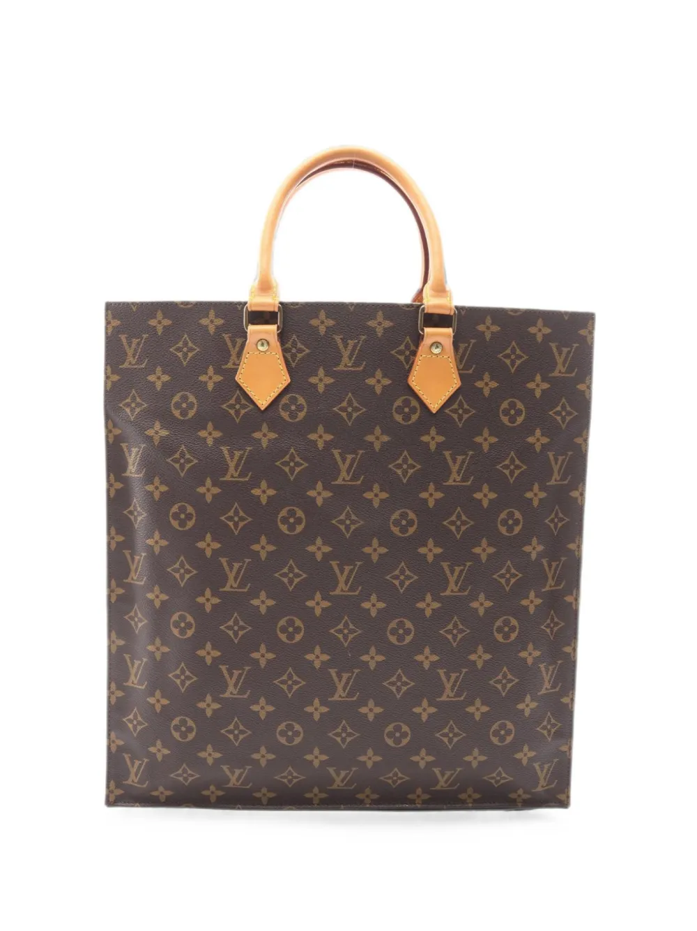 Louis Vuitton Pre-Owned 1981 Sac Plat Monogram tote bag - Marrone