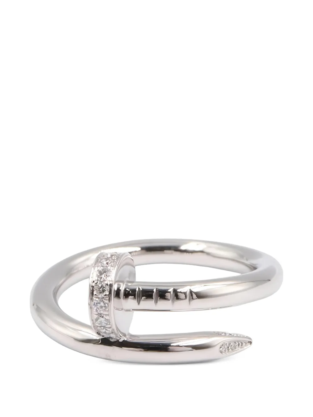 Cartier 2010s Juste un Clou diamond ring - Silber