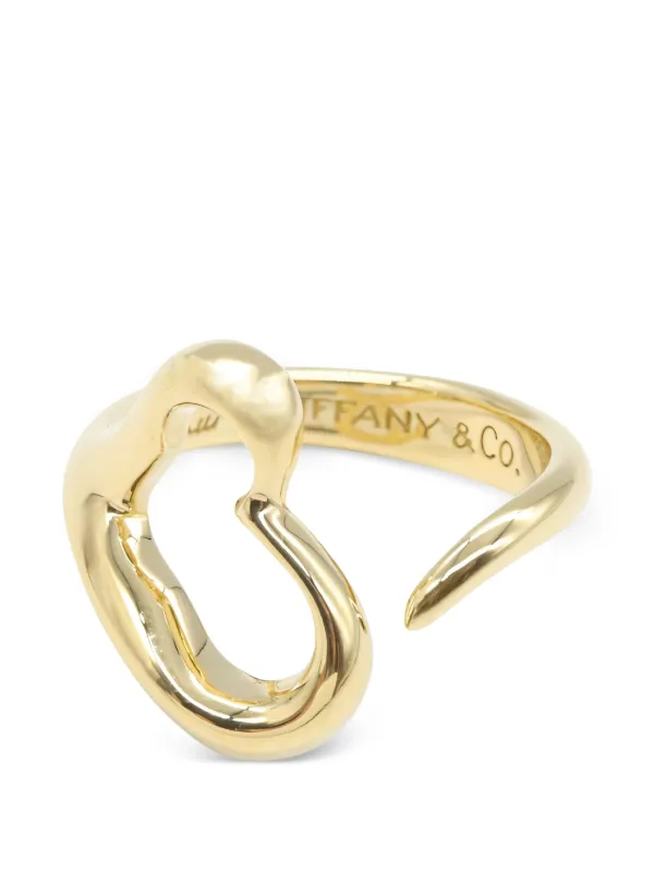 Tiffany & Co. Pre-Owned x Elsa Peretti 2010s Open Heart Ring