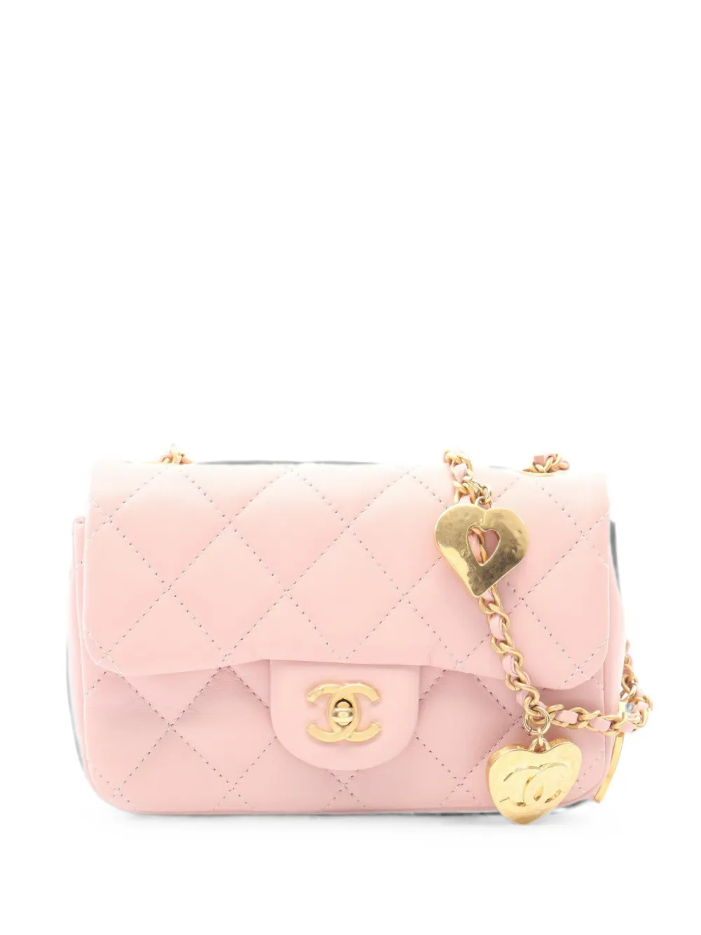 CHANEL Pre-Owned 2021s mini Flap shoulder bag - Rosa