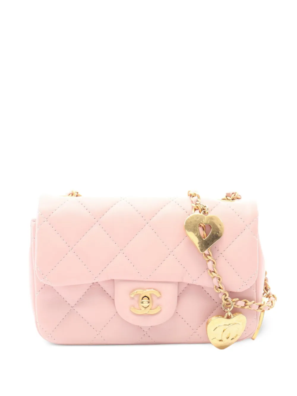 CHANEL Pre-Owned 2021s mini Flap shoulder bag - Pink
