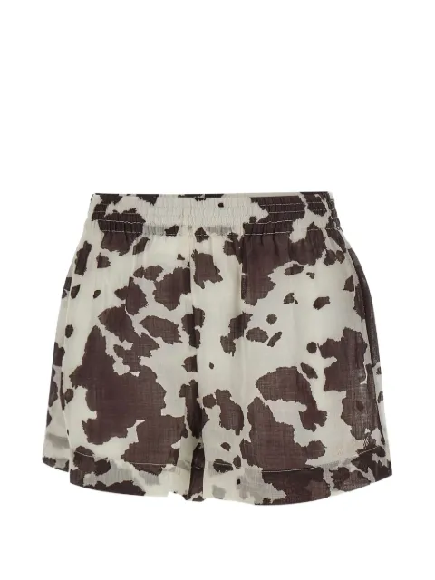 MC2 Saint Barth Meave animal-print shorts