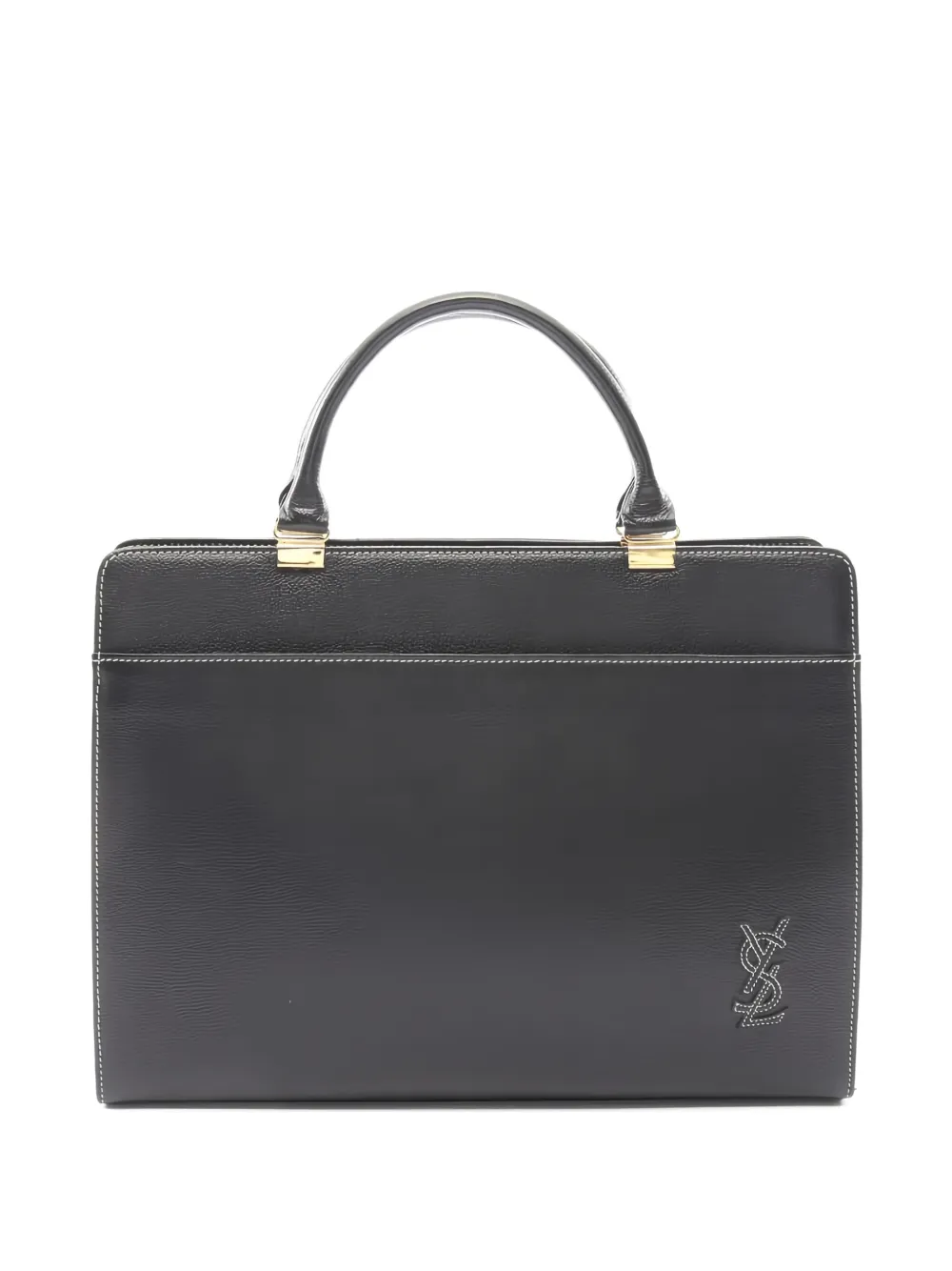 Saint Laurent Pre-Owned 2010s zip laptop bag - Schwarz