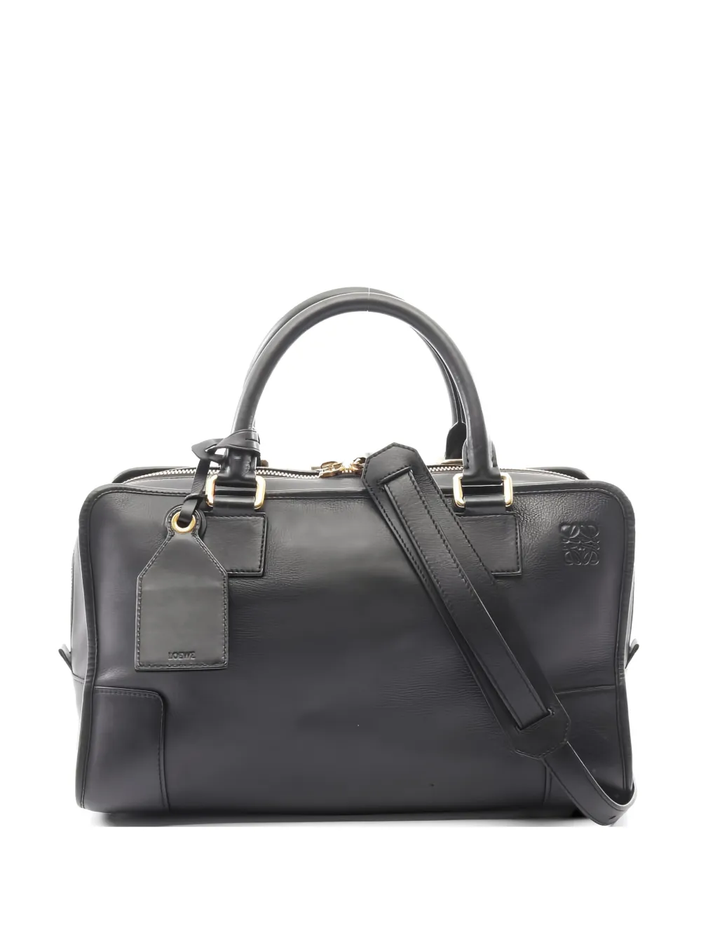 Loewe Pre-Owned 2000s Amazona 36 leather tote bag - Nero