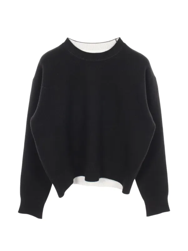 Christian Dior Pre-Owned 2010s J'ADIOR 8 Knit Sweater | Black