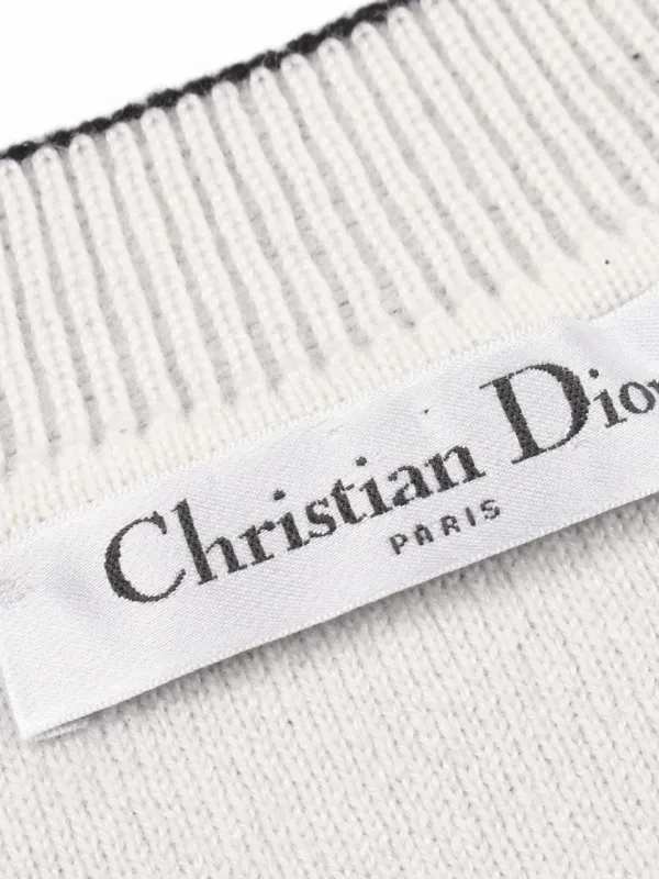 Christian Dior Pre-Owned 2010s J'ADIOR 8 Knit Sweater | Black
