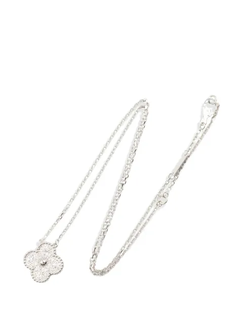 Van Cleef & Arpels Pre-Owned 2010s Vintage Alhambra diamond necklace