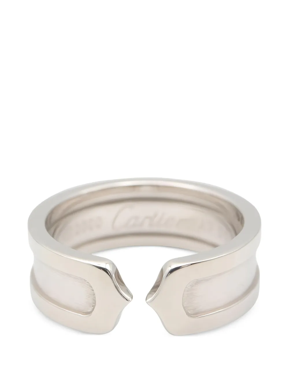 Cartier C2 18k white gold ring - Argento
