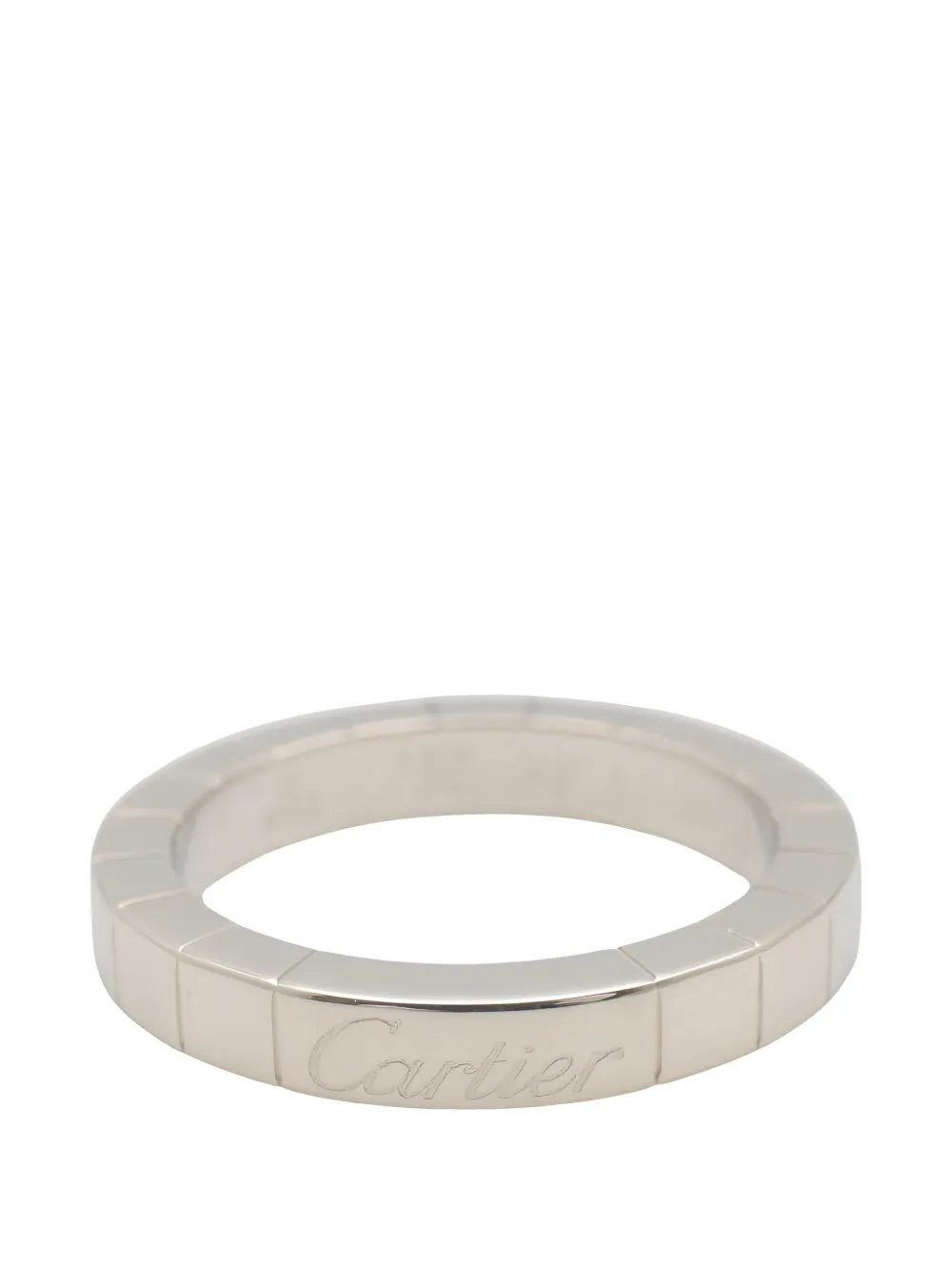 Pre-owned Cartier 2010s Lanière Ring In Silver