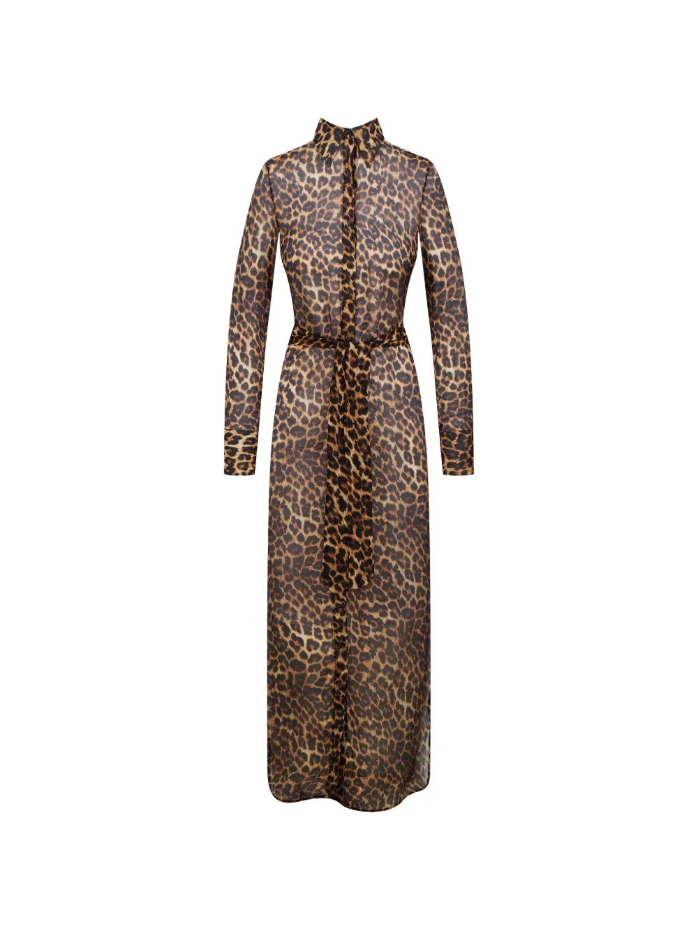 Maison Close leopard-print maxi dress - Braun