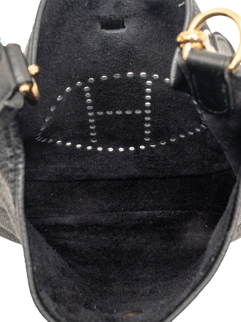 Hermès Pre-owned 2003 Clemence Evelyne I PM Crossbody Bag in Black, view 5