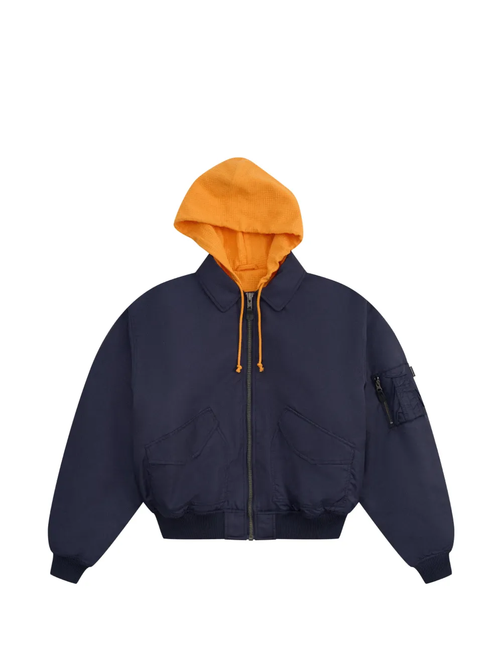 Gosha Rubchinskiy padded hooded bomber jacket - Blu