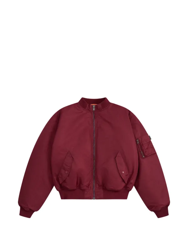 GOSHA RUBCHINSKIY Padded pocket-detail Bomber Jacket | Red | FARFETCH