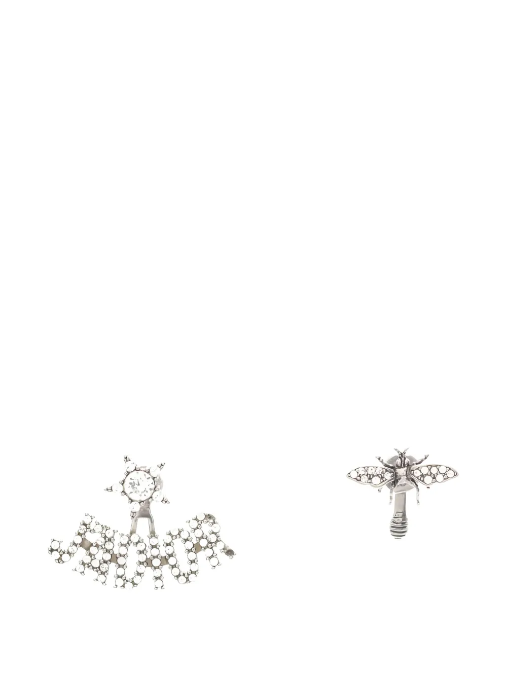 Christian Dior Pre-Owned 2000s J'Adior Bee earrings - Argento