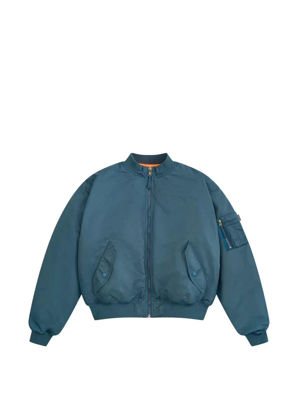 Gosha Rubchinskiy padded sleeve-pocket bomber jacket - Blu