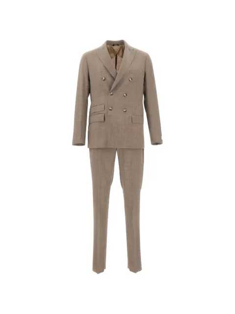 Ungaro double-breasted peak-lapel suit