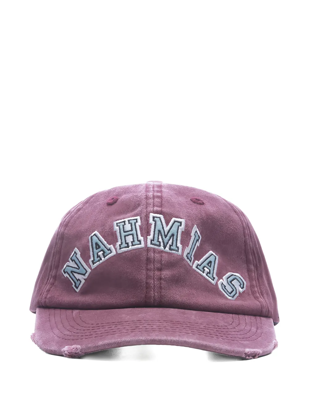 Nahmias logo-appliqué cap - Viola
