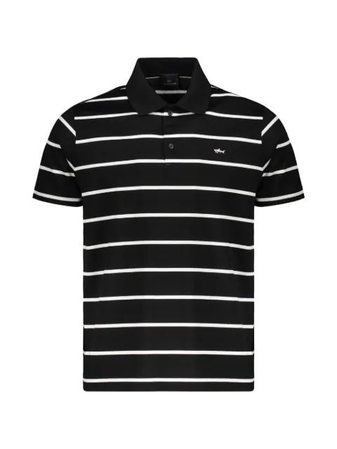 Paul & Shark striped cotton polo shirt