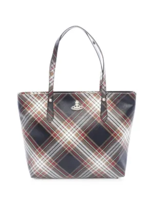 Vivienne Westwood Pre-Owned 2020s ショッパー チェック トートバッグ