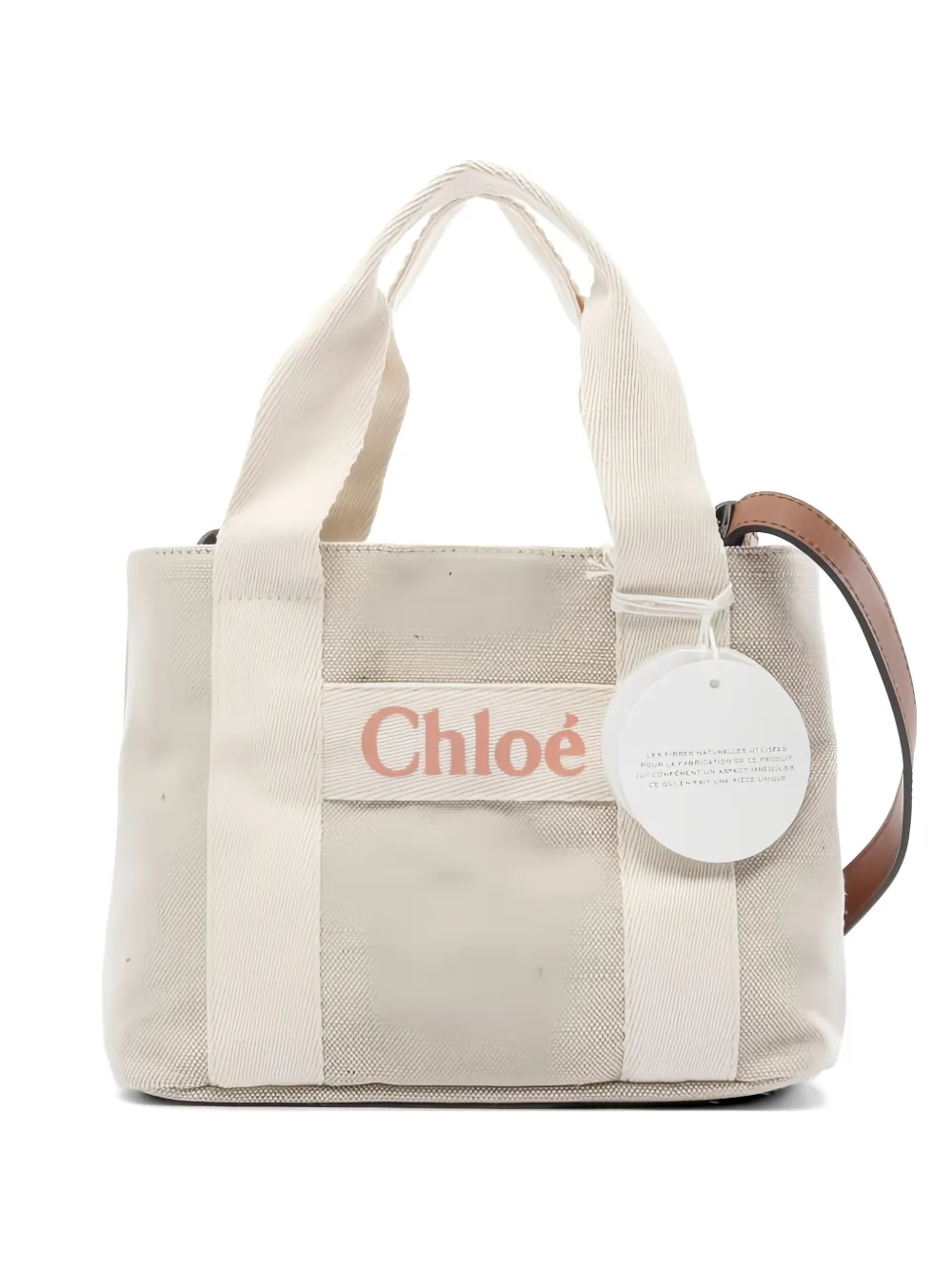 Chloé Pre-Owned small Woody tote bag - Toni neutri