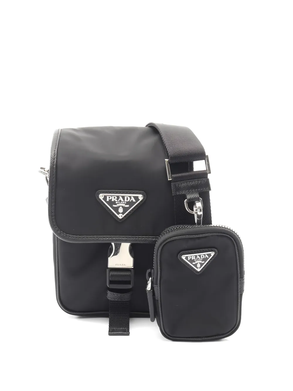 Prada Pre-Owned 2010s Saffiano shoulder bag - Nero