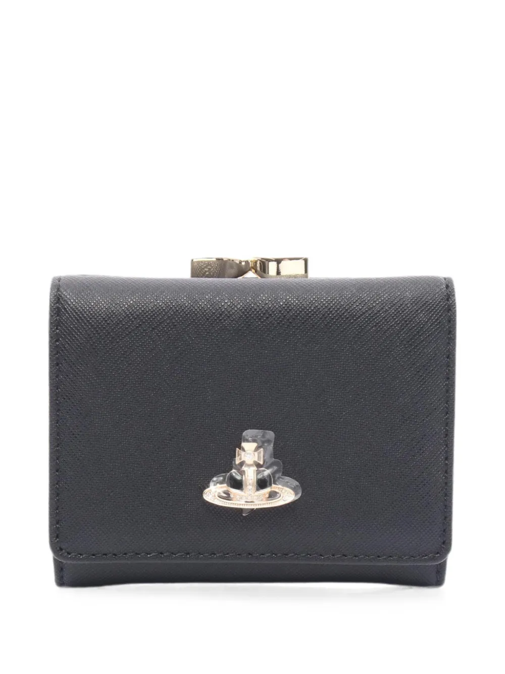 Vivienne Westwood Pre-Owned 2000s Orb trifold wallet - Nero