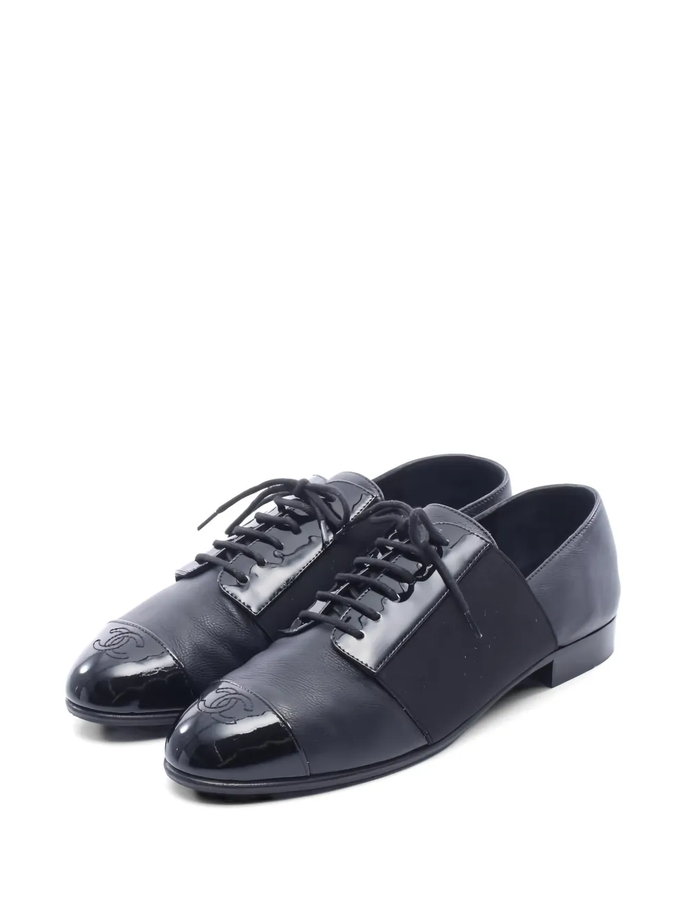 CHANEL Pre-Owned 1986-1988 Coco Mark shoes - Schwarz