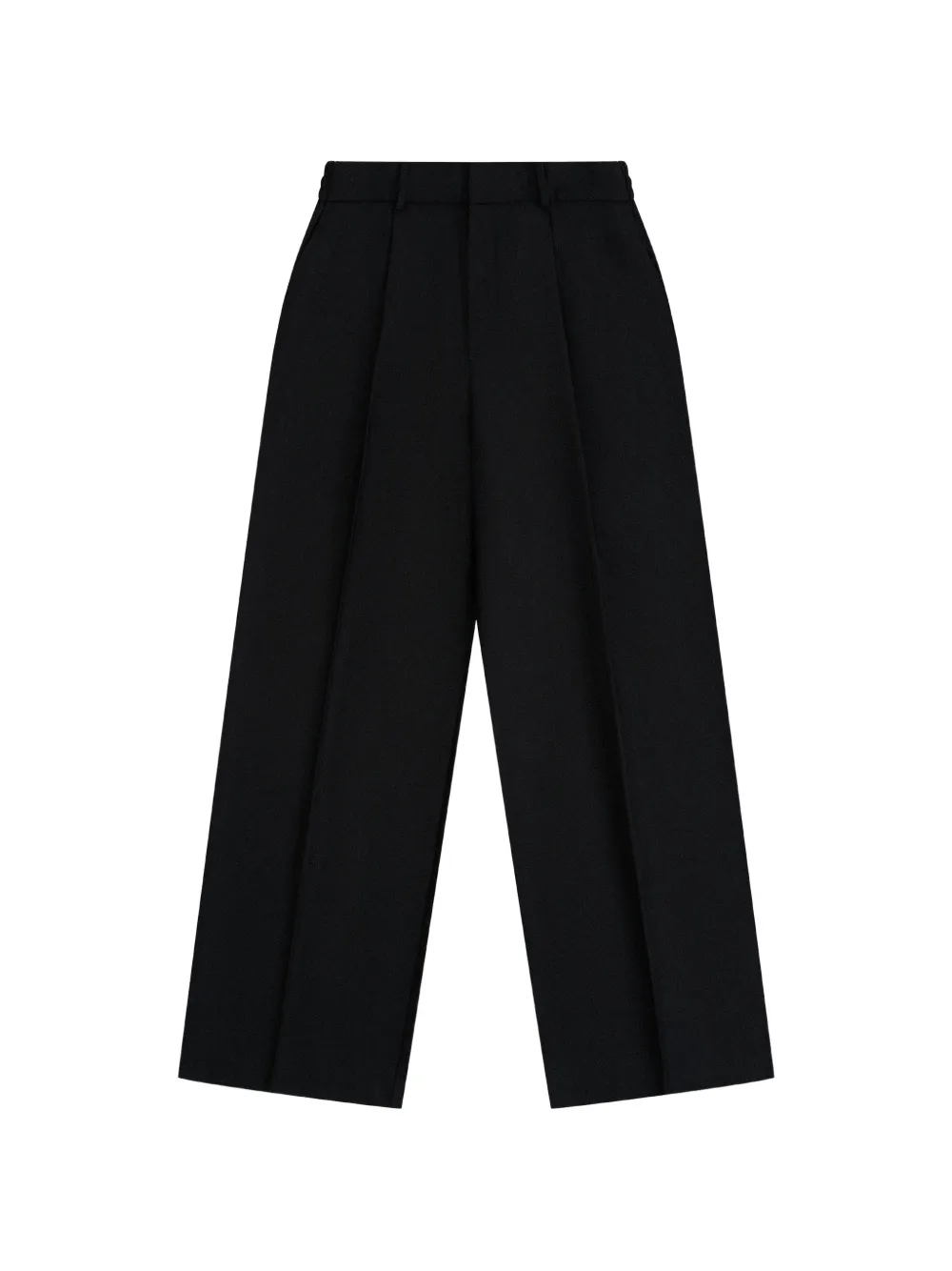 Gosha Rubchinskiy pressed-crease wide-leg trousers - Nero