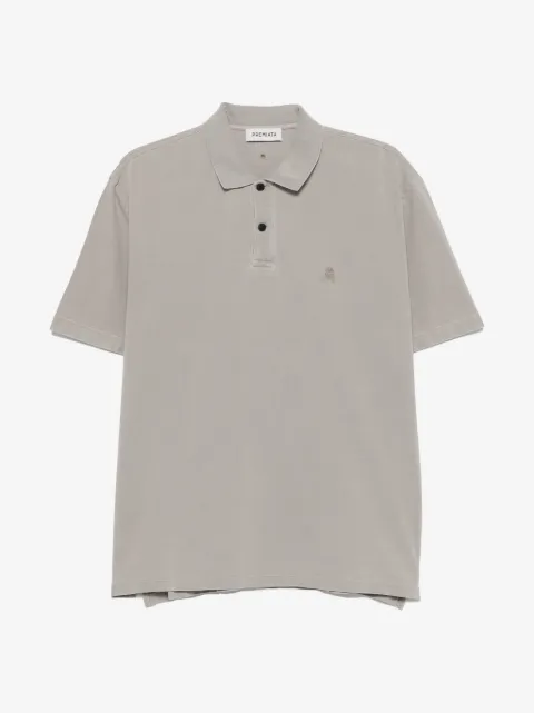 Premiata logo-embroidered short-sleeve polo shirt