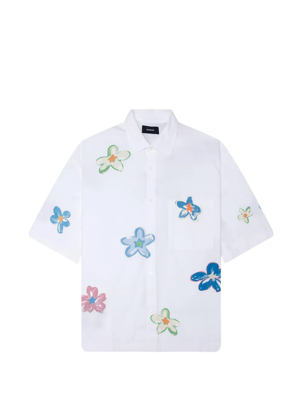 Nahmias Super Bloom shirt - Bianco
