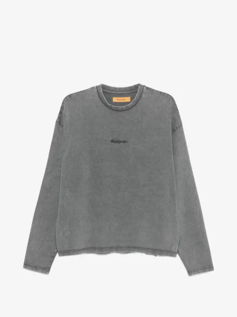 Replay acid-wash long-sleeve T-shirt