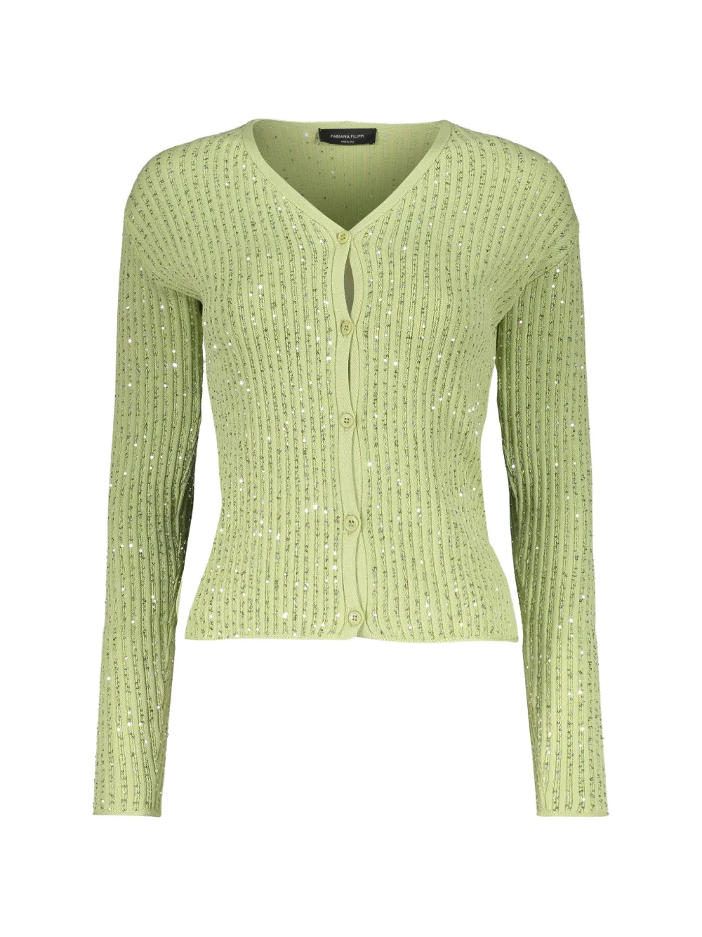 Fabiana Filippi sequin-embellished cardigan - Green