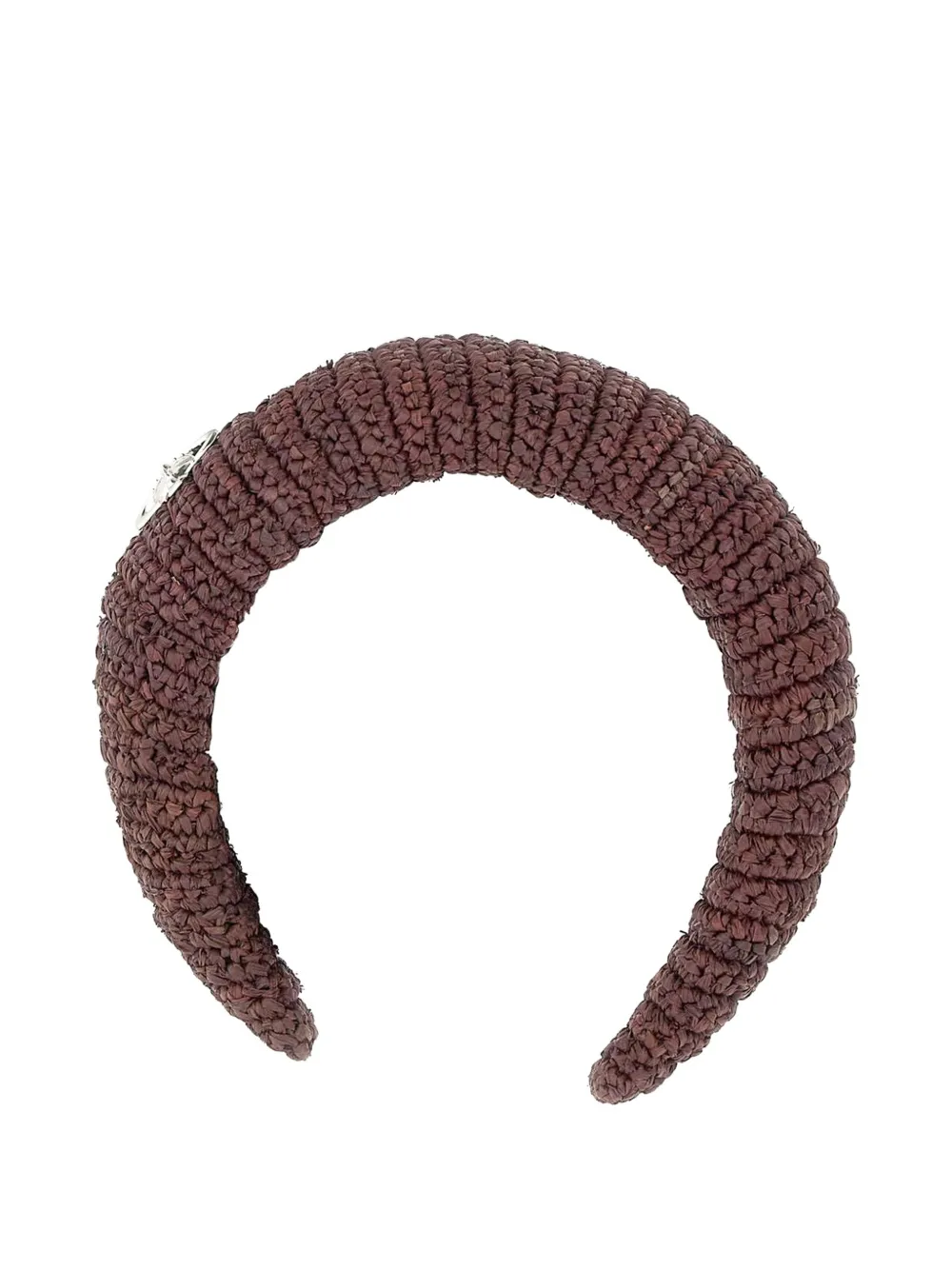 Vivienne Westwood Orb-plaque headband - Marrone