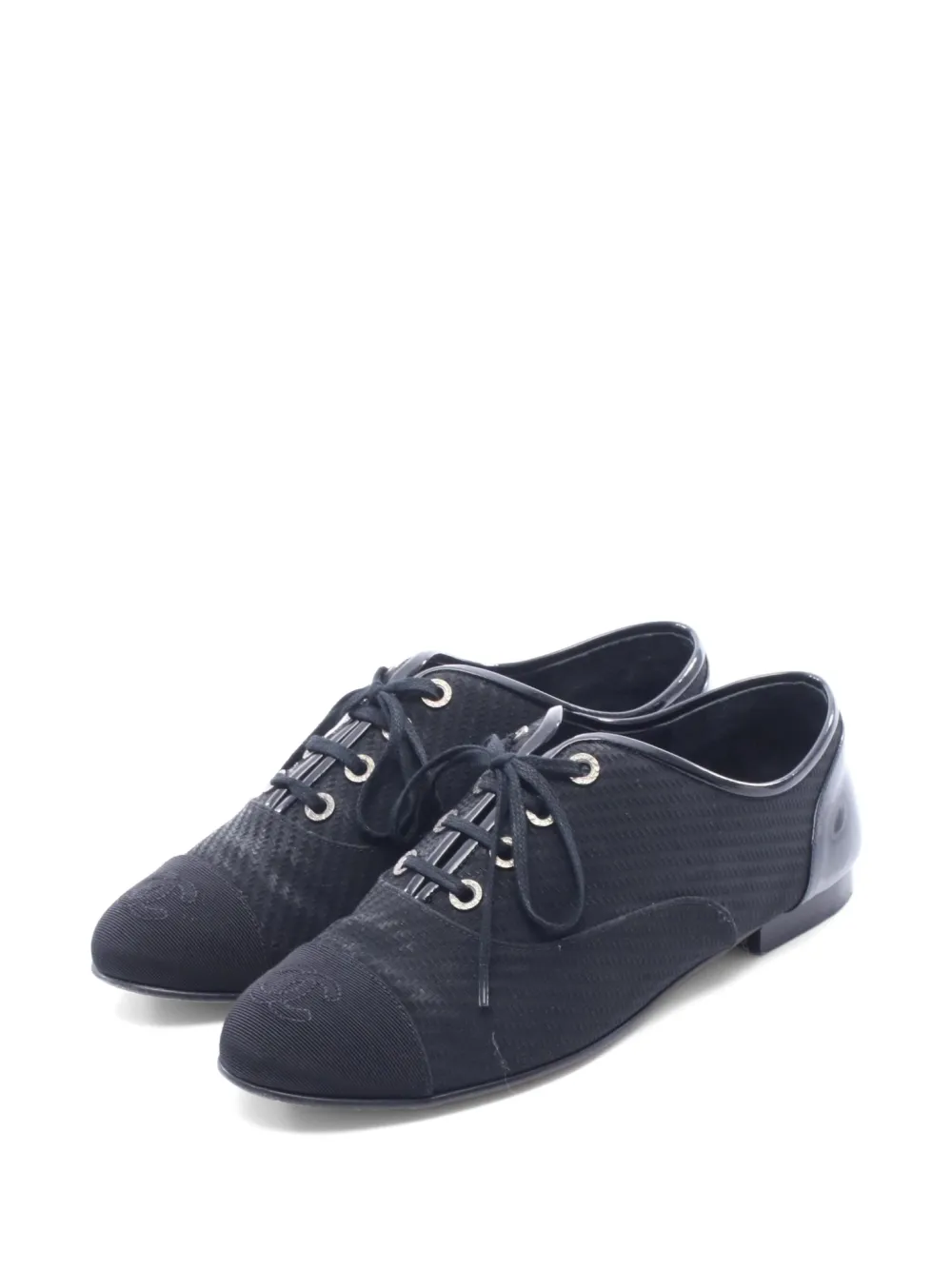 CHANEL Pre-Owned Ballerine Coco Mark 1986-1988 - Nero