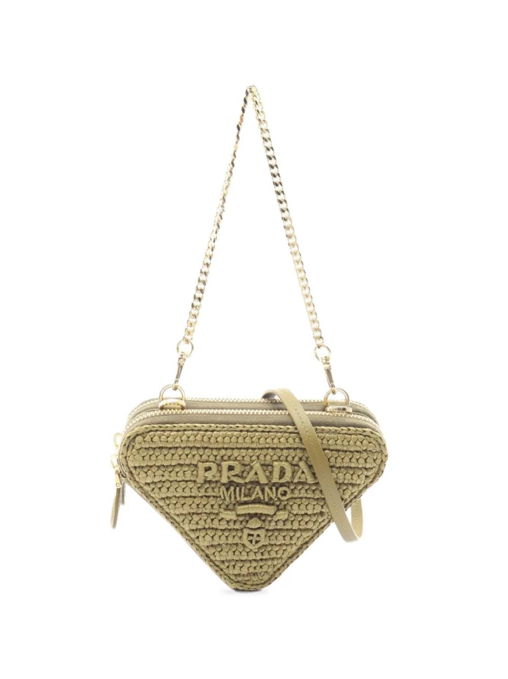 Prada Pre-Owned 2020s Contenitori Schultertasche - Grün