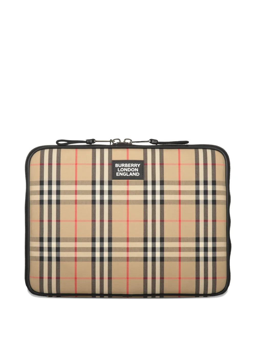 Burberry checked laptop bag - Toni neutri