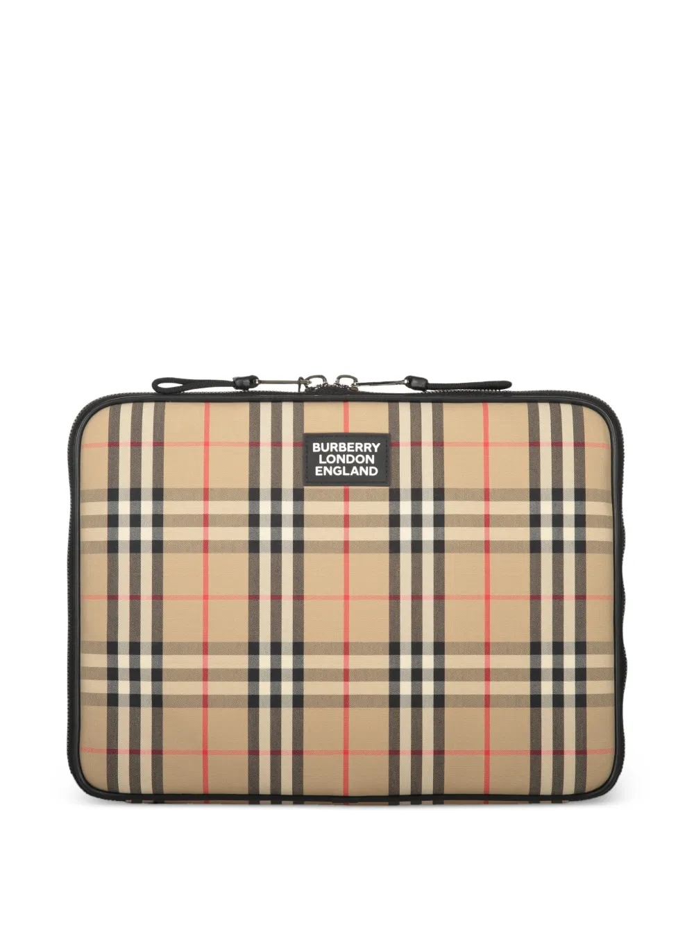 Burberry checked laptop bag - Toni neutri