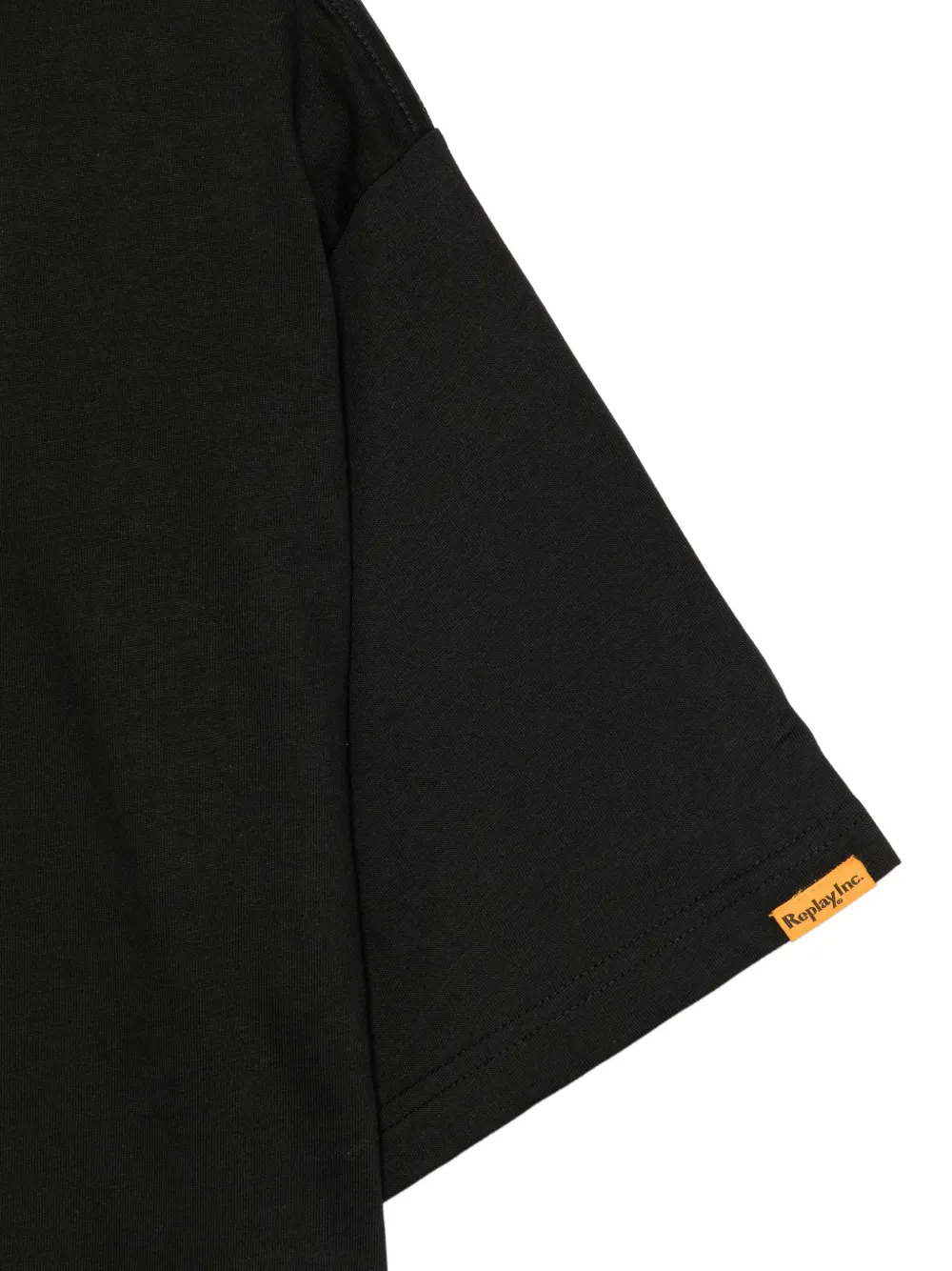 Replay T-shirt met logoprint Zwart