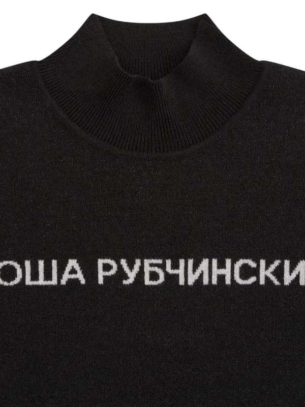 GOSHA RUBCHINSKIY タートルネック セーター | ブラック | FARFETCH JP