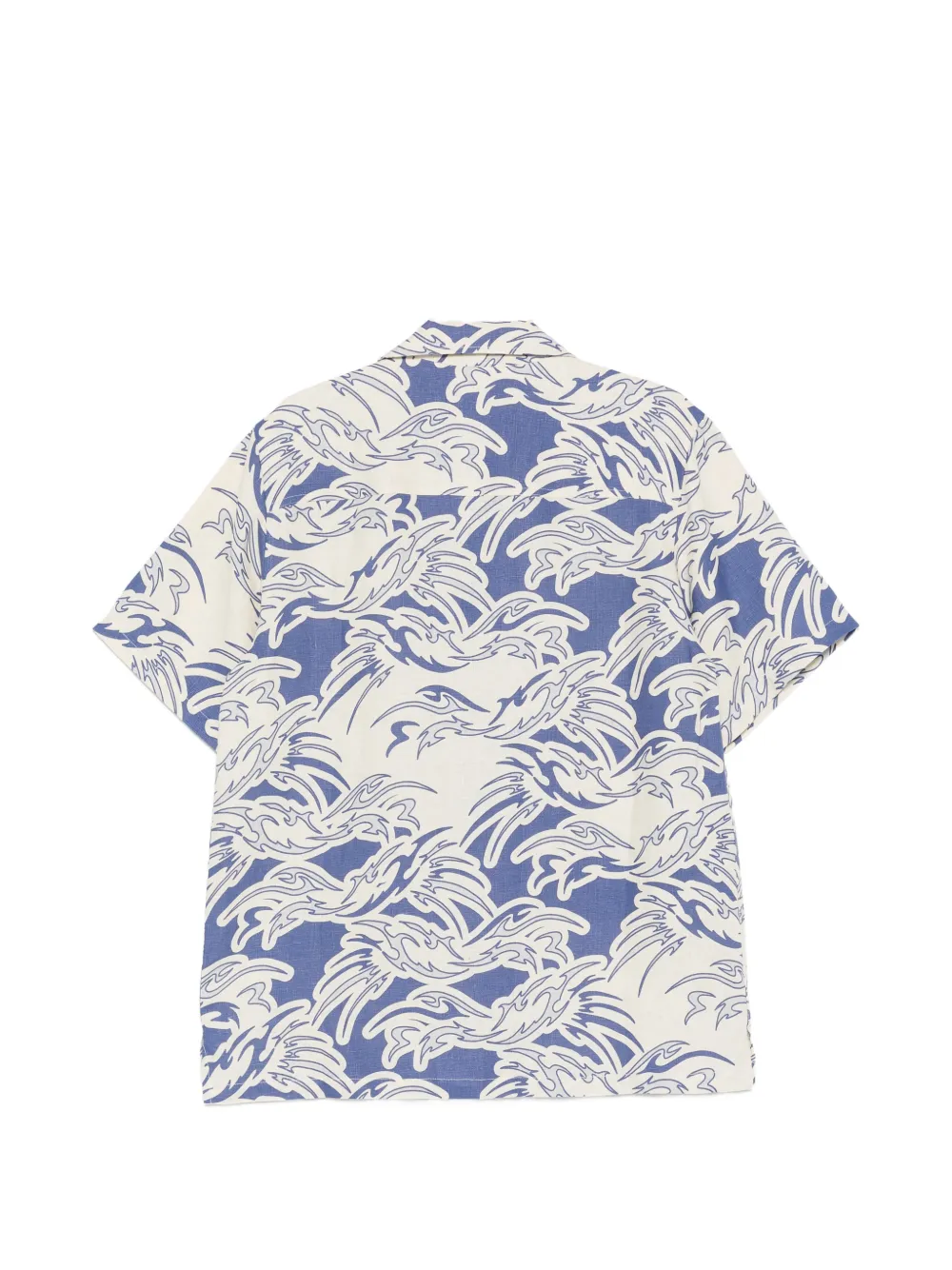 OAS Company Rogue Cuba overhemd met grafische print Blauw