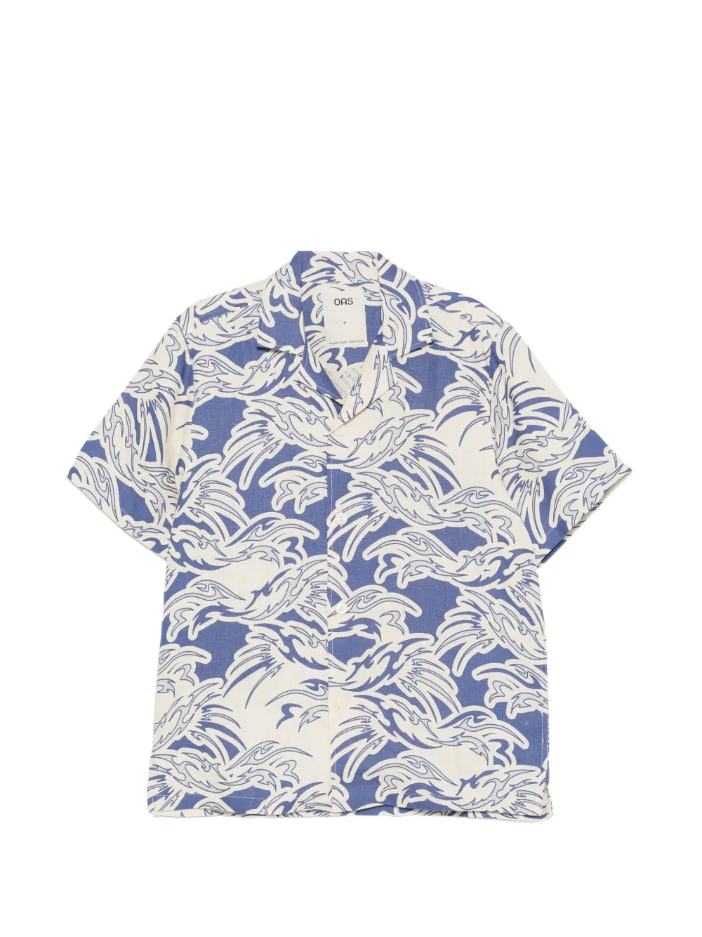 OAS Company Rogue Cuba graphic-print shirt - Blu