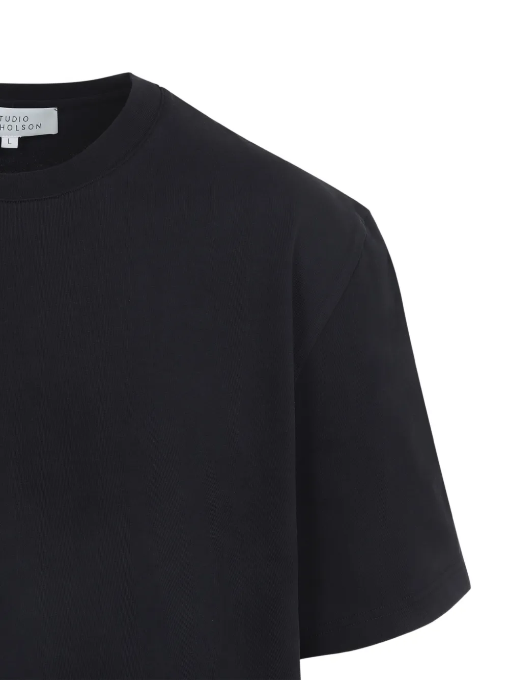 Studio Nicholson Lay T-shirt met korte mouwen Zwart