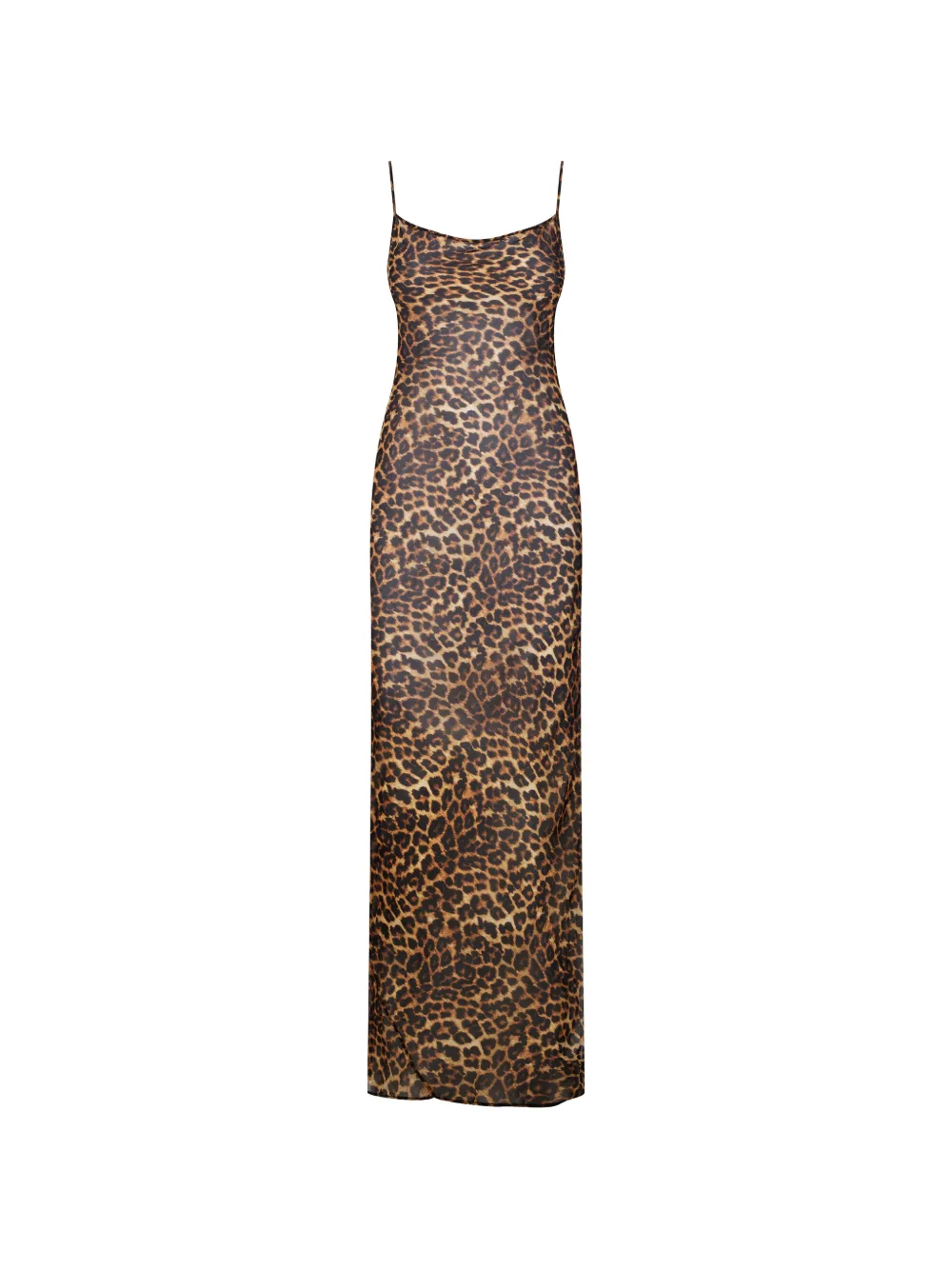 Maison Close leopard-print backless dress - Braun