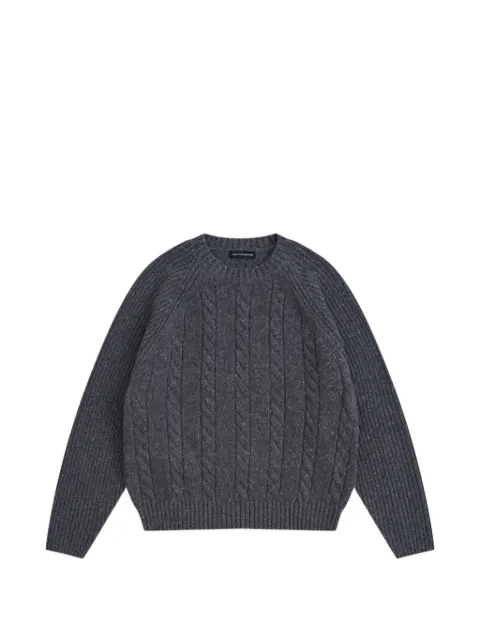 Gosha Rubchinskiy cable-knit flecked sweater