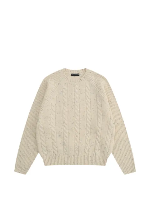 Gosha Rubchinskiy cable-knit flecked sweater