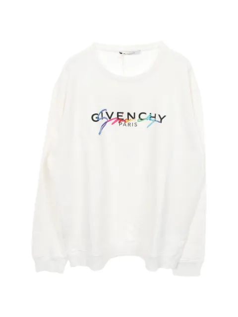 Givenchy Pre-Owned 00s logo-embroidered sweater
